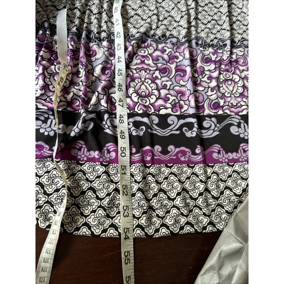 Soma Britney Maxi Patchwork Bandana Dress NEW Medium Purple Whimsigoth Milkmaid - Picture 7 of 10